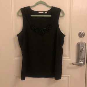 Black Sleeveless Top